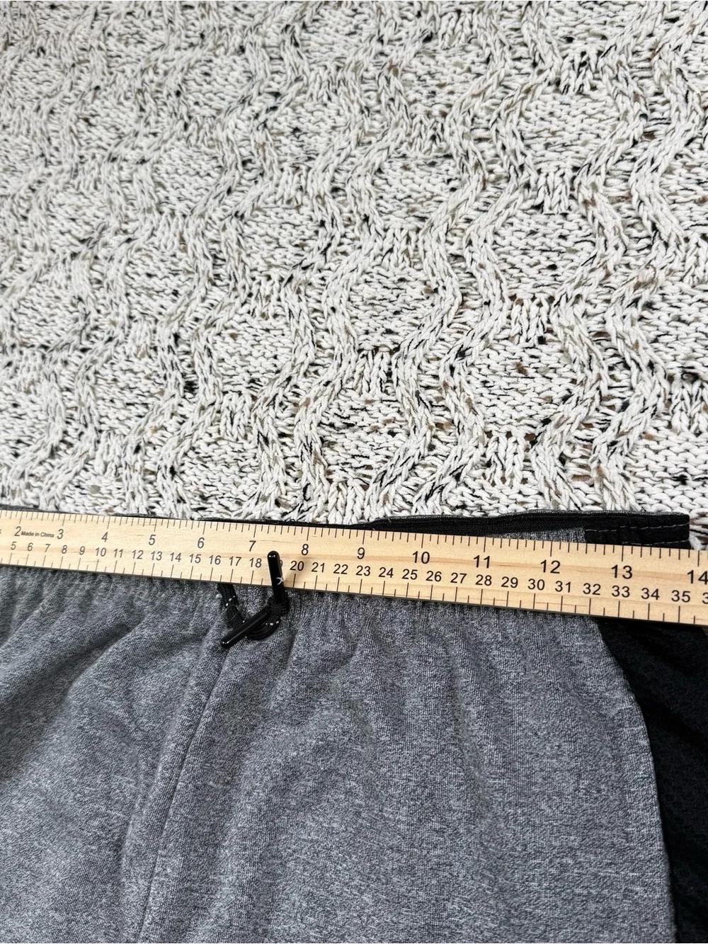 Game Time Gray Joggers with Black Side Panels